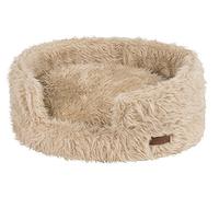 Wouapy T44 Deluxe Dog Bed/Fluffy Basket, Beige