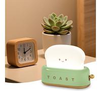 Woukksy Luce Notturna Bambini Toaster LED,Notturna Bambini Lampada Notturna per Bambini Dimmerabile Ricaricabile,Luce Notturna Bambini Lampada da Comodino Regalo per Cameretta Neonato e Bambina-Verde