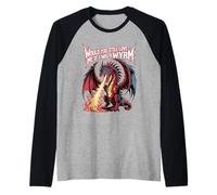 Would You Still Love Me If I Was A Wyrm Meme di Internet - Maglia con Maniche Raglan