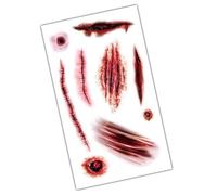 Wound Stickers, Halloween Scar Stickers, Halloween Scar Tatttoos, Scar Tatttoos Realistic, Costume Scar, With Realistic Design Versatile Use Comfortable Wear for Halloween Cosplay Party