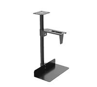 WouND Supporto per computer Tower Supporto per CPU in vernice metallizzata Sotto il supporto per scrivania Supporto per PC sospeso con supporto per custodia per CPU regolabile e girevole a 360 °