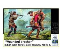 Wounded Brother. Indian Wars Serie, XVIII Century. Kit No. 2maquette Figura W