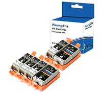 Woungzha 6X PGI-35 CLI-36 cartucce di inchiostro ricambio per Canon PGI35BK CLI36C PGI35 CLI36 4 nero 2 colore compatibile con Canon Pixma IP100 IP110 TR150 IP100WB IP110WB IP110WB Mini 260 20