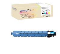 Woungzha Cartuccia toner compatibile con Aficio MP C3003 C3003SP MP C3503 C3503SP MP C3004 C3004SP MP C3504 C3504SP Sostituzione per Ricoh Aficio MP C3003SP (1 Ciano)
