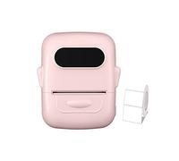 Woungzha P50Etichettatrice Bluetooth Portatile,Stampante per etichette termiche Stampante Etichette autoadesive,Compatibile con Android e iOS, Adatto per codice domestico, ufficio (Pink)