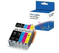 Woungzha Ricambio per Canon PGI-570 CLI-571 Cartucce di inchiostro compatibili per Canon Pixma TS5050 MG5750 MG5751 TS5051 MG5753 MG6851 MG6850 TS6050 TS5053 TS5050 TS505050505050505050 TS505055