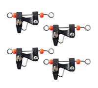 WOURRD 4Pcs Downrigger Clip di rilascio Outrigger Clip di rilascio per la pesca a traina Heavy tensione clip di rilascio per la pesca in mare