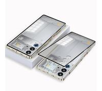 Wousunly Compatibile con Red Magic 10S Pro Case Clear, custodia integrale a 360 gradi per Red Magic 10S Pro, antiurto, di grado militare, copertura anteriore e posteriore (oro)