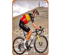 Wout Van Aert - Poster in metallo vintage, 20,3 x 30,5 cm