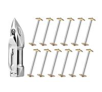 Wouueso 10 bobine e 1 capsula per macchina da cucire, compatibile con 27, 28, 127, 128 pezzi