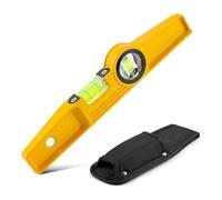 Wouueso 10 grandi livelle magnetiche a bolla in alluminio pressofuso, livella magnetica professionale con magnete terre rare e borsa