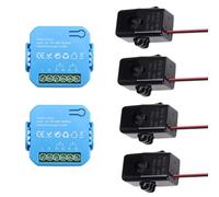 Wouueso 2 pezzi Tuya Smart Energy Meter produzione di potenza, consumo, monitor di potenza bidirezionale, supporto per controllo app