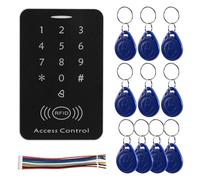 Wouueso Anti-Copy, controller di accesso autonomo crittografato 125 KHz, tastiera di controllo degli accessi ID, lettore di schede numeriche per serratura