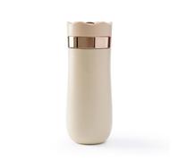 Wouueso Caffettiera portatile French a doppia parete in acciaio inox isolato sottovuoto e 320 Ml F