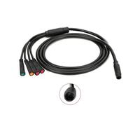 Wouueso Cavo principale impermeabile a 8 pin per il collegamento al cruscotto elettrico della bicicletta. 2PIN+3PIN+5PIN per alcuni controller KT.