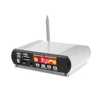 Wouueso Lettore MP3 Bluetooth con radio FM, USB, TF, audio e vivavoce, telecomando B