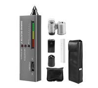 Wouueso Penna per test diamantata, tester diamantato ad alta precisione per gioielli + ingrandimento mini LED 60x, selezionatore professionale di diamanti