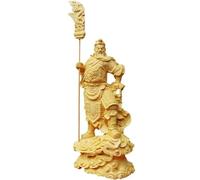 Wouueso Tradizionale scultura in legno figura Dio della statua di ricchezza per la decorazione della casa o del tavolo