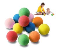 WOUYTPE 12 Pezzi Palla Gommapiuma, Palla di Spugna, Pallone Spugna, Adatto per Giocare All'interno e All'esterno, per Attività Genitore-Figlio e per Essere Afferrato e Utilizzato dai Bambini