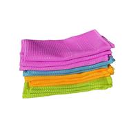 WOUYTPE 4 Pezzi Microfibra Panni Pulizia, Panno Rapido Lava e Asciuga, Panni in Microfibra, Adatto per Cucina, Auto, Specchio, Schermo TV, Ecc, Assorbente e ad Asciugatura Rapida