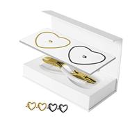 WOVEBIUS Kit creativo per braccialetti permanenti per anniversario, data, attività, feste, 1 oro, 1 oro rosa, lunghezza catena 23 cm