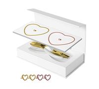 WOVEBIUS Kit creativo per braccialetti permanenti per anniversario, data, attività, feste, 1 oro, 1 oro rosa, lunghezza catena 23 cm