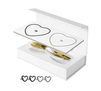 WOVEBIUS Kit creativo per braccialetti permanenti per anniversario, data, attività, feste, 1 oro, 1 oro rosa, lunghezza catena 23 cm