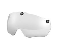 WOVEBIUS Maschera di ricambio per casco e scooter, magnetica, trasparente, 24 cm x 9,4 pollici