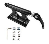 WOVEBIUS Supporto per forcella anteriore per bicicletta, a sgancio rapido, con clip di fissaggio, supporto per parcheggio, per garage montato su auto, nero