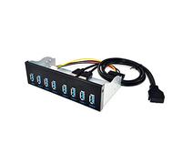 WOVELOT 19 Pin a 8 Porte USB 3.0 Hub 5.25 Pollici CD-ROM Drive Bay CD ROM Pannello Frontale per Computer Box