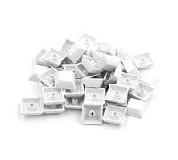WOVELOT 37 PZ PBT Keycap DSA 1U Keycaps per Cherry MX Keycap Set Personalizzato per Tastiera Meccanica da Gioco Keybord, Bianca