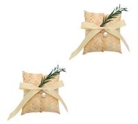 Woven Bamboo Small Gift Boxes Reusable Candy Box for Wedding Party Favors