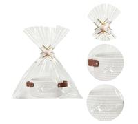 Woven Rope Hamper Basket - Woven Basket with Bags Ribbons Hamper Kit Storage Gift Baskets with Handles for Baby Shower, Wedding, Birthday,Storage,Easter, Christmas,Graduations Housewarming