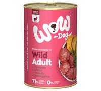 WOW Adult 6 x 400 g Alimento umido per cane - Selvaggina
