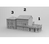 WOW Edifici 1/72 (20mm) Il Caffè / Bar Di Kelly's Heroes (N. 1 Nell'Immagine)