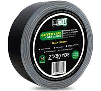 Wow Gaffers - Nastro adesivo da 50 m, senza residui, non riflettente e resistente, di grado professionale, ideale per sfondo fotografico, cavi, cavi e nastri per pavimenti