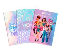 Wow Generation Confezione Da 3 Quaderni A5 Da 24 Pagine