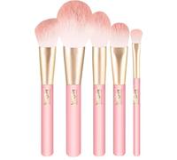 WOW GENERATION - Set di 5 pennelli da trucco con bicchiere in silicone