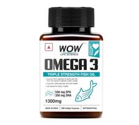 WOW Omega-3 Olio di Pesce 1000 mg Tripla Forza 550mg EPA 350mg DHA Ideale per...
