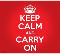 WOW!PAD 7.5 x 8.5 Inches Mouse Pad - Keep Calm and Carry On (78KC61)