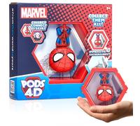 WOW PODS - 4D Marvel Spider-man, Unique Connectable Collectable Bobble-head fig