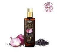 WOW Skin Science Olio per capelli di semi neri alla cipolla con applicatore a...