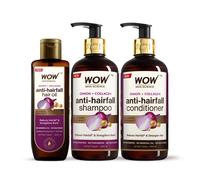 WOW Skin Science Shampoo per capelli con semi neri alla cipolla, balsamo per ...