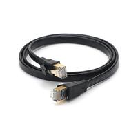 Wow Store Cavo di Rete Cat 8 RJ45, 40Gbps, 2000MHz, Ethernet LAN per Gaming e Server, Nero (3 Metri)