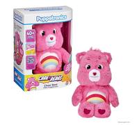 WOW! STUFF Care Bear Cheer Palm Puppetronic, peluche interattivo con suoni e azioni, sensore touch della testa, occhi mobili, bocca e testa, dai 6 anni in su