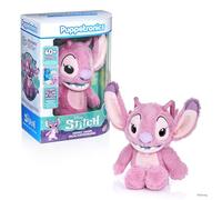 Wow! Stuff Disney Angel Palm Puppetronic | 40+ suoni e azioni | Testa e bocca in movimento | Reazioni del sensore tattile | Parla con Stitch Palm Puppetronic | per fan dai 6 anni in su