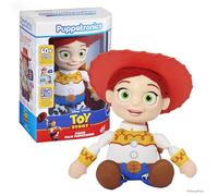 WOW! Stuff Disney Pixar Toy Story Jessie Palm Puppetronic, con oltre 40 suoni e azioni, testa e bocca in movimento, parla con Buzz Lightyear Palm Puppetronic, per fan dai 6 anni in su