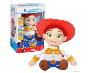 WOW! Stuff Disney Pixar Toy Story Jessie Palm Puppetronic, con oltre 40 suoni e azioni, testa e bocca in movimento, parla con Buzz Lightyear Palm Puppetronic, per fan dai 6 anni in su