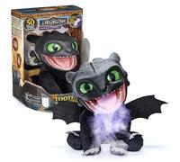 WOW! STUFF How To Train Your Dragon Toothless Puppetronic by RealFX - Looks-Feels-Sounds Real, 50+ Action & Sounds, 10" High Plush, Kids Ages 6+