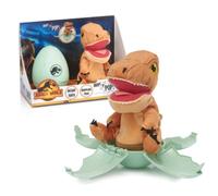 WOW! STUFF Jurassic World Drop 'n Pop Dino - T Rex | Uovo di dinosauro con peluche pop-up, prodotto ufficiale Dominion, regali e giocattoli per bambini, età 5+, multicolore
